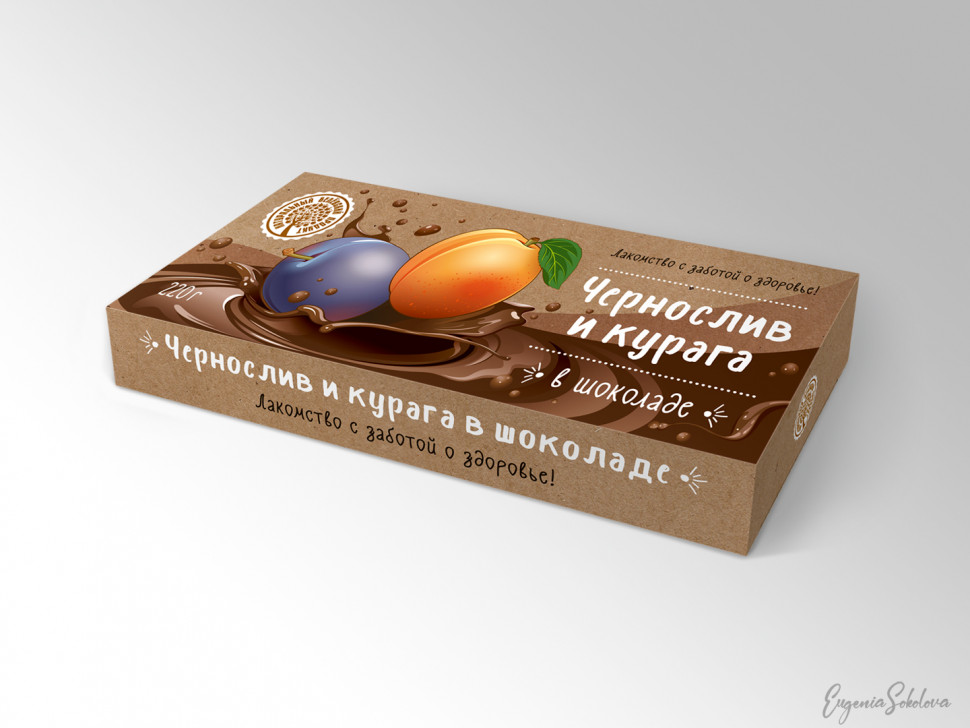  Чернослив и курага в шоколаде, 220г в Самаре