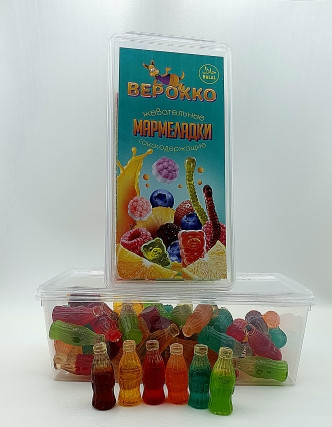  Жевательный мармелад Бутылочки МИКС, 250г      в Самаре