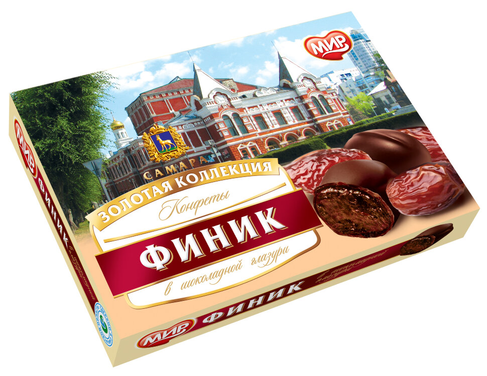  КФ МИР Финики в шоколадной глазури 160г  в Самаре