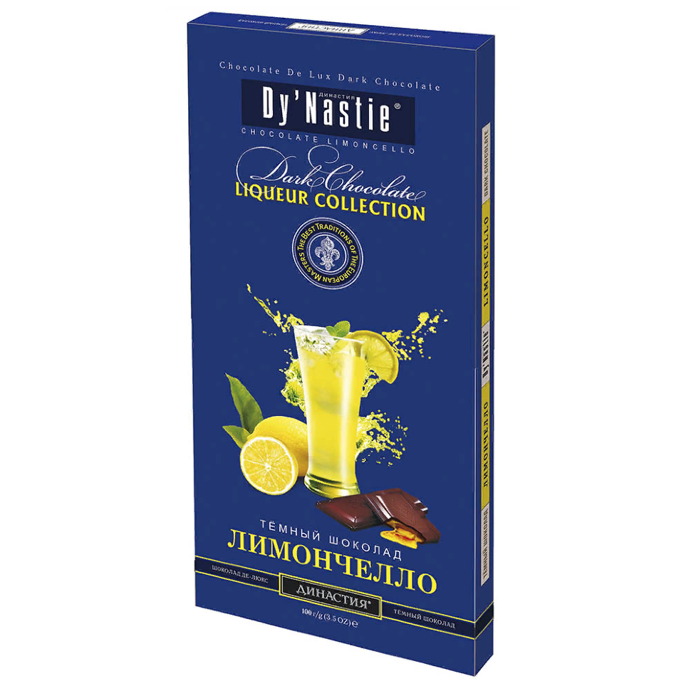  Династия Шоколад "Лимончело", (блок 10шт по 100г) в Самаре