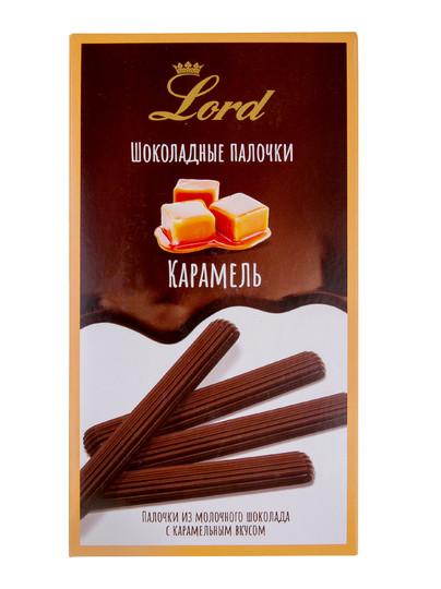  TM LORD Палочки из молочного шоколада с карамельным вкусом, 80 гр в Самаре